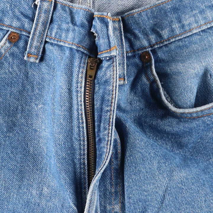 Vintage 80s-90'S Levi's tapered denim pants, men's size W32 unclear blue type Vintage Second Hand