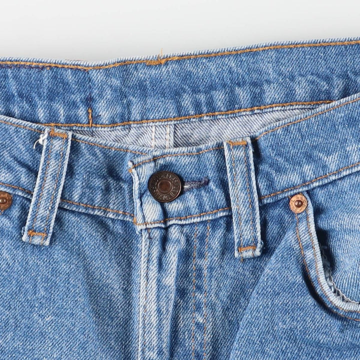 Vintage 80s-90'S Levi's tapered denim pants, men's size W32 unclear blue type Vintage Second Hand