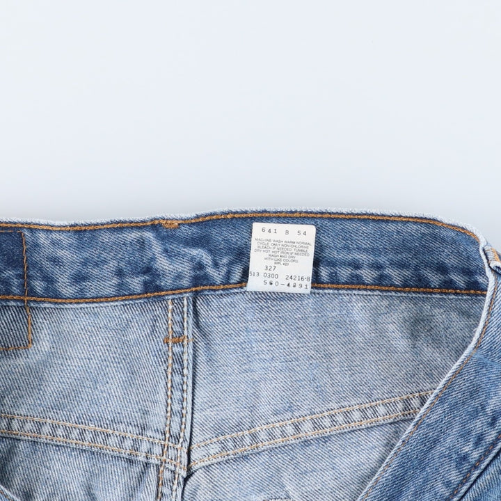 00'S Levi's 560 LOOSE FIT TAPERED LEG tapered denim pants made in the USA, men's size w34 cotton blue type Vintage Second Hand