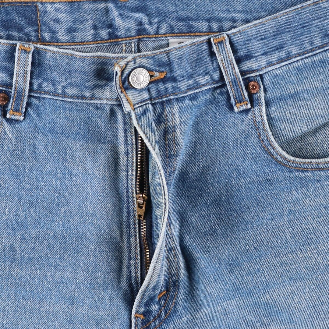 00'S Levi's 560 LOOSE FIT TAPERED LEG tapered denim pants made in the USA, men's size w34 cotton blue type Vintage Second Hand