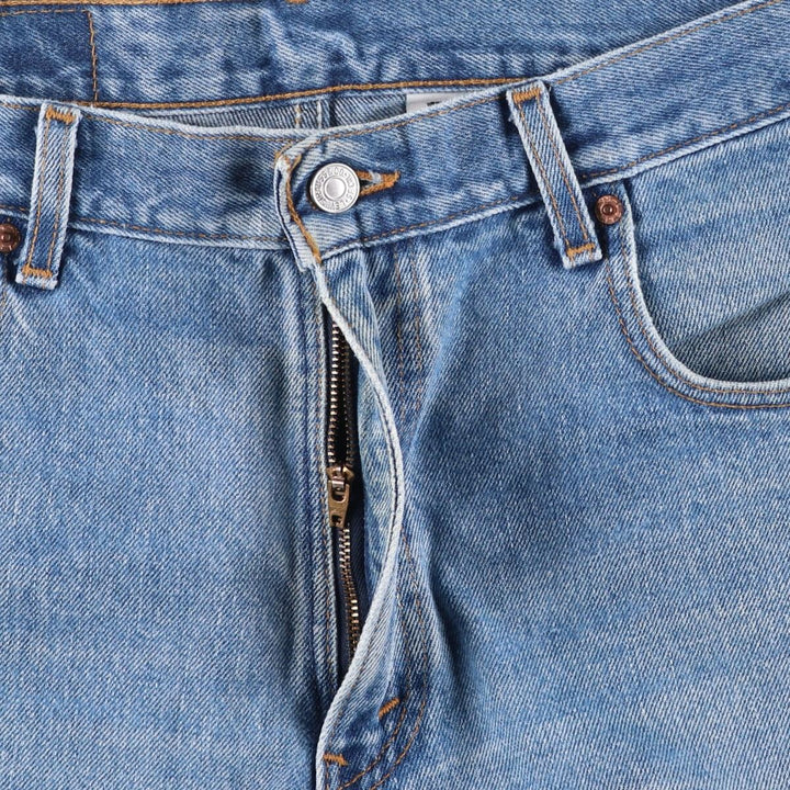 00'S Levi's 560 LOOSE FIT TAPERED LEG tapered denim pants made in the USA, men's size w34 cotton blue type Vintage Second Hand