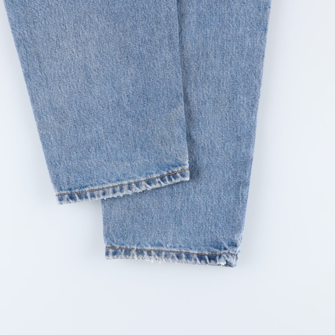 00'S Levi's 560 LOOSE FIT TAPERED LEG tapered denim pants made in the USA, men's size w34 cotton blue type Vintage Second Hand