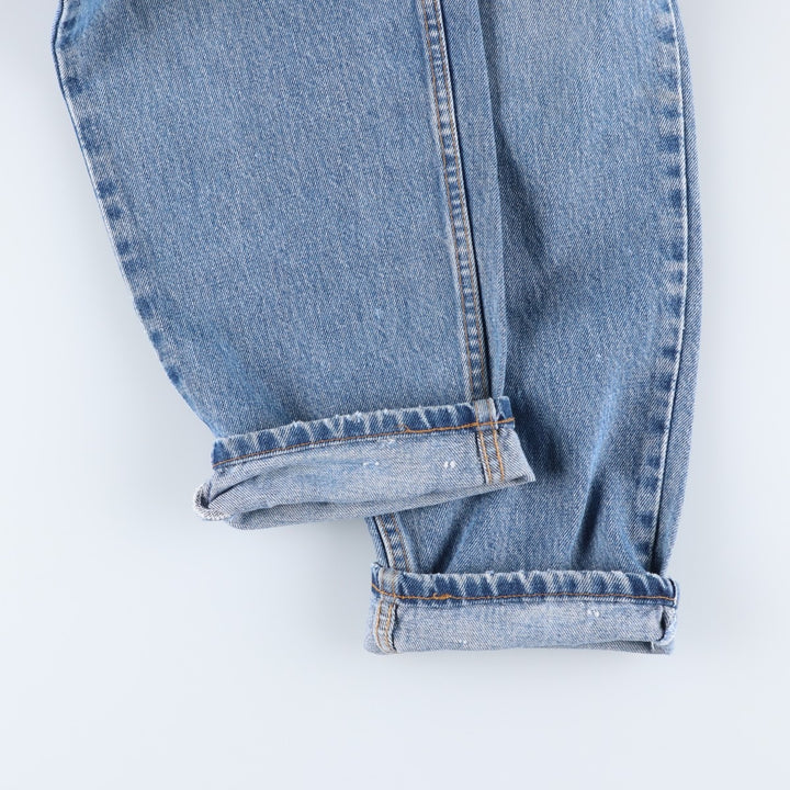 00'S Levi's 560 LOOSE FIT TAPERED LEG tapered denim pants made in the USA, men's size w34 cotton blue type Vintage Second Hand