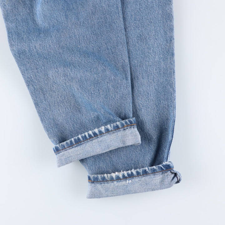 00'S Levi's 560 LOOSE FIT TAPERED LEG tapered denim pants made in the USA, men's size w34 cotton blue type Vintage Second Hand