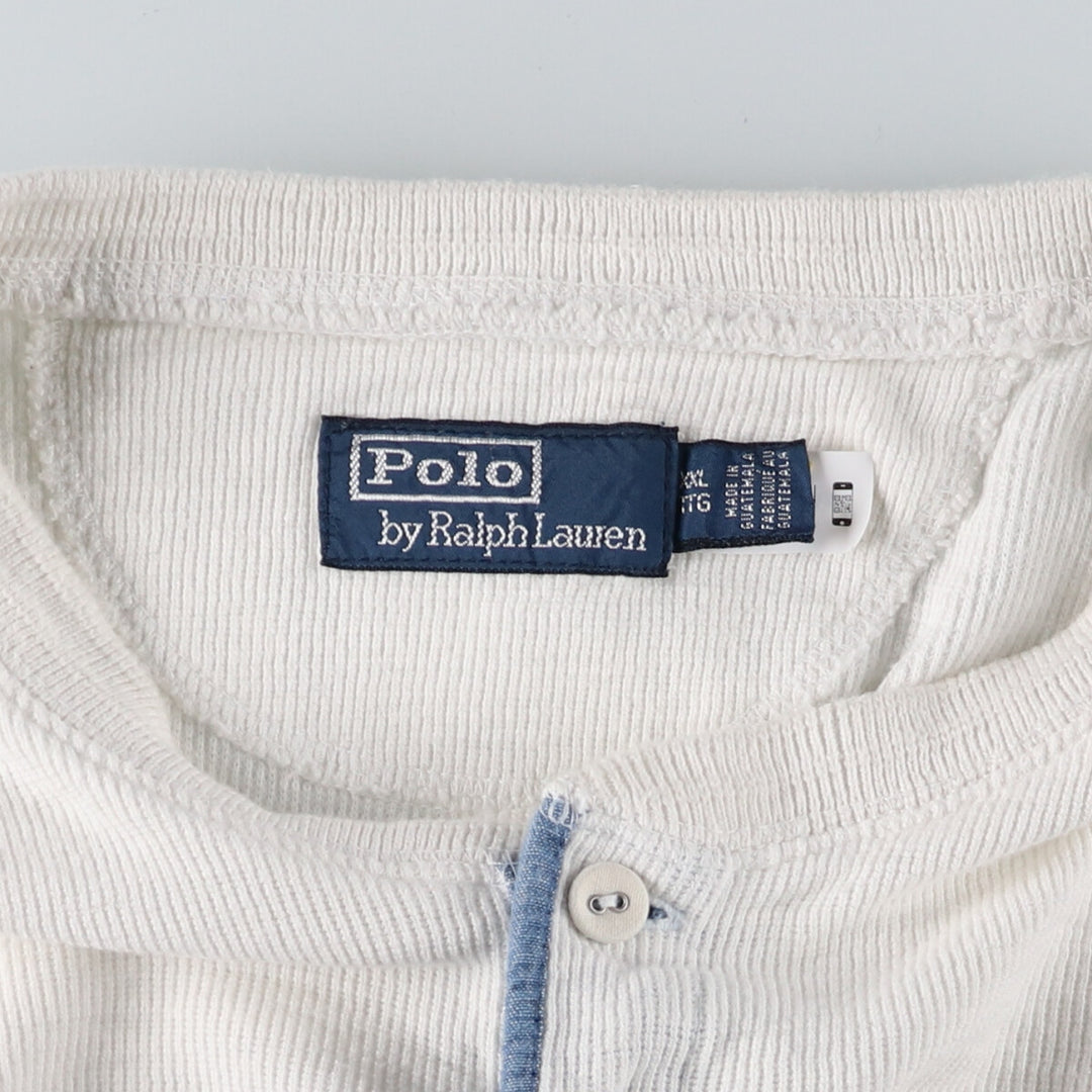 Ralph Lauren POLO by Ralph Lauren ribbed henley knit sweater, men's size XXL / eaa481004