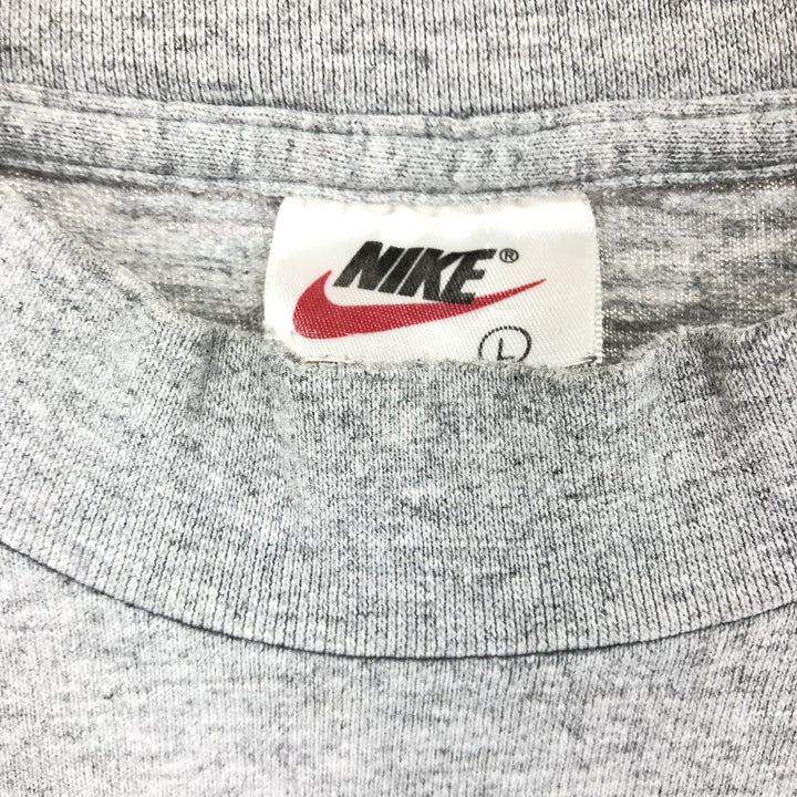 90'S Nike High Neck Long T-Shirt Long Sleeve T Made in USA Men's L Size Vintage /eaa481022