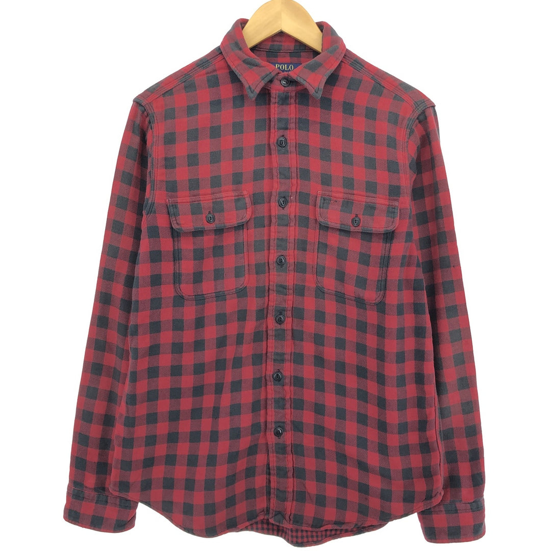 Ralph Lauren POLO RALPH LAUREN Buffalo Check Long Sleeve Flannel Check Shirt Men's M / eaa481027