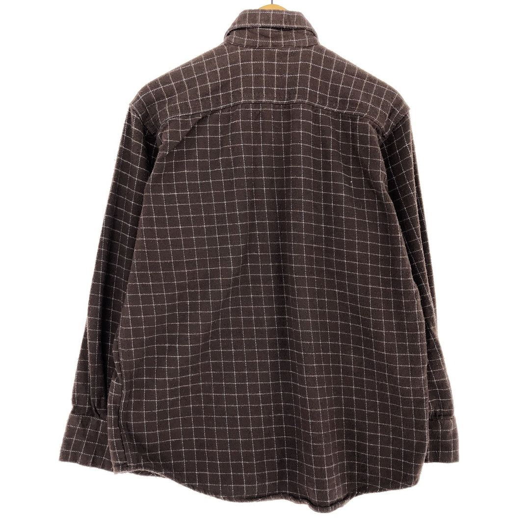 Five Brother Long Sleeve Western Heavy Flannel Check Shirt Men's L /eaa481030