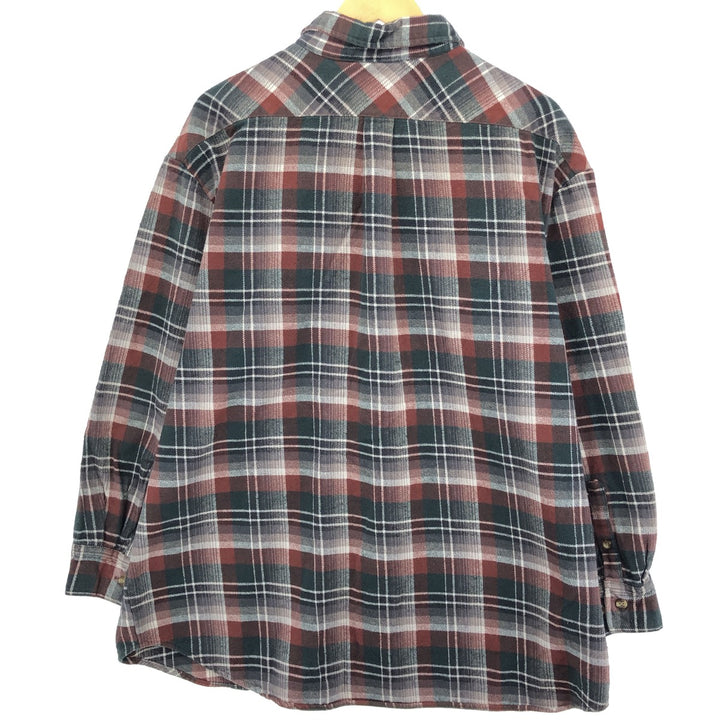 Dickies Long Sleeve Heavy Flannel Check Shirt Men's XXL / eaa481037