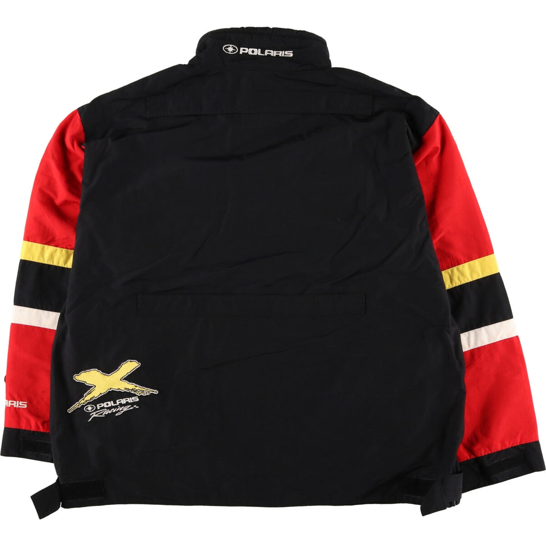 PURE POLARIS Half Zip Nylon Pullover Racing Jacket Men's L equivalent /eaa481131