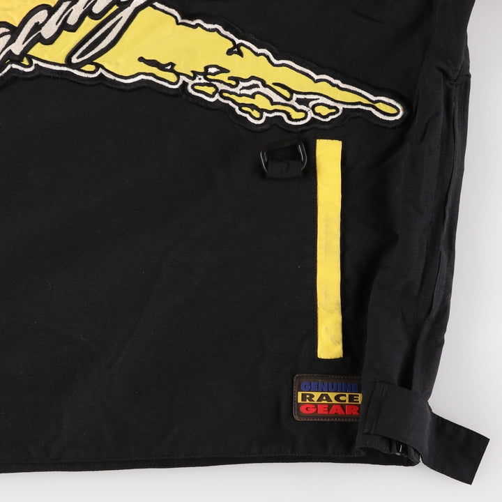 PURE POLARIS Half Zip Nylon Pullover Racing Jacket Men's L equivalent /eaa481131