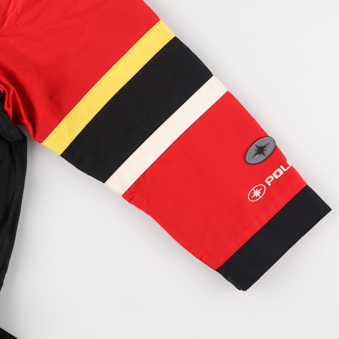 PURE POLARIS Half Zip Nylon Pullover Racing Jacket Men's L equivalent /eaa481131