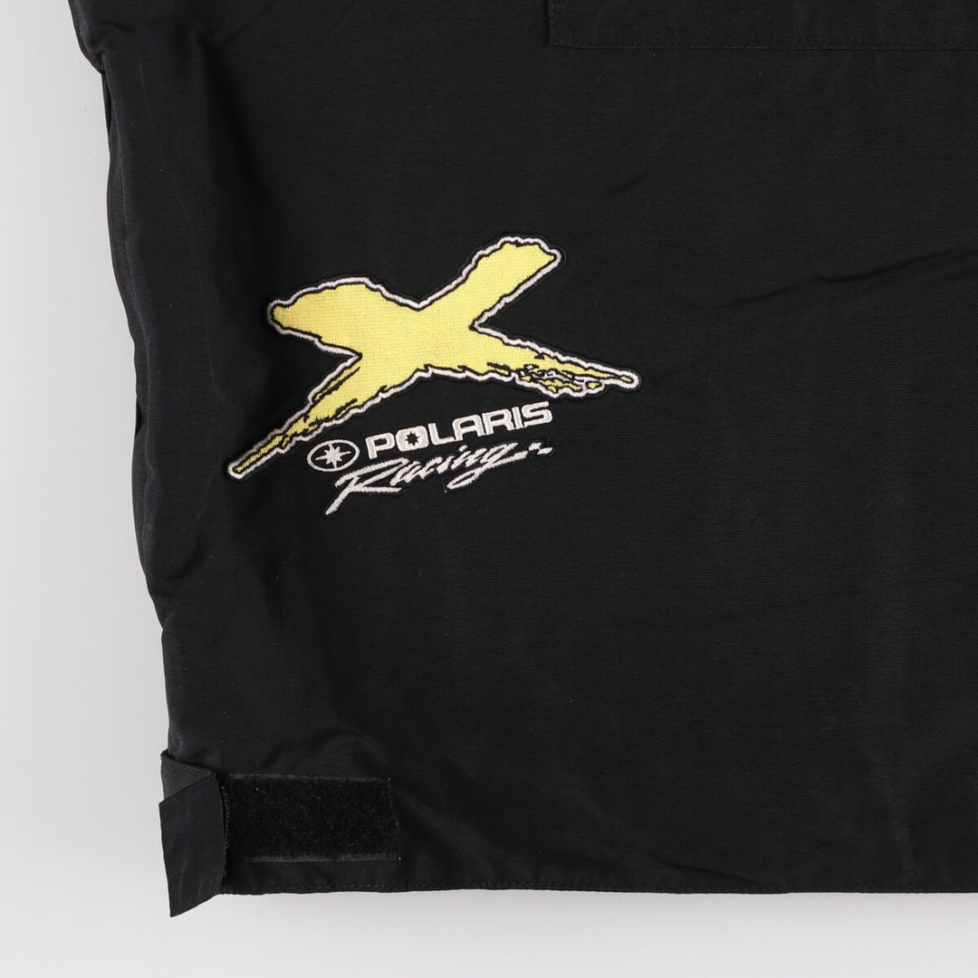 PURE POLARIS Half Zip Nylon Pullover Racing Jacket Men's L equivalent /eaa481131