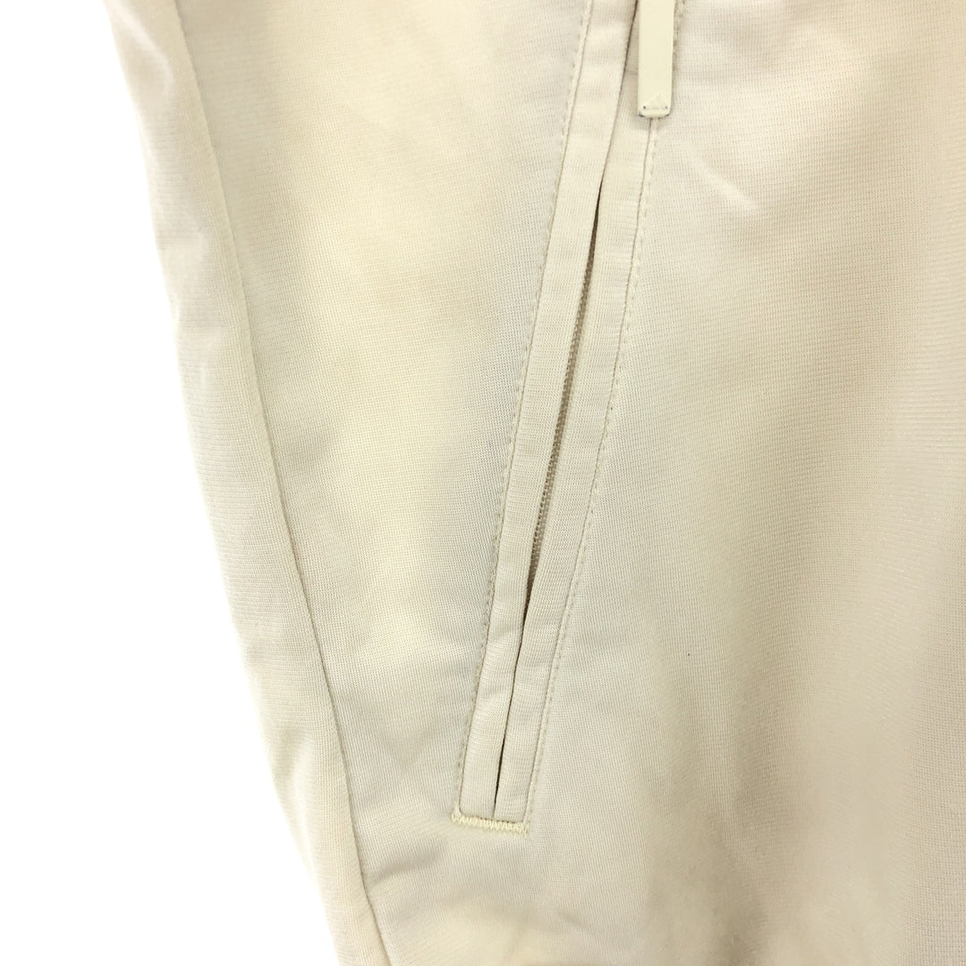 00'S adidas back logo jersey track jacket men's size M polyester ivory Vintage Second Hand