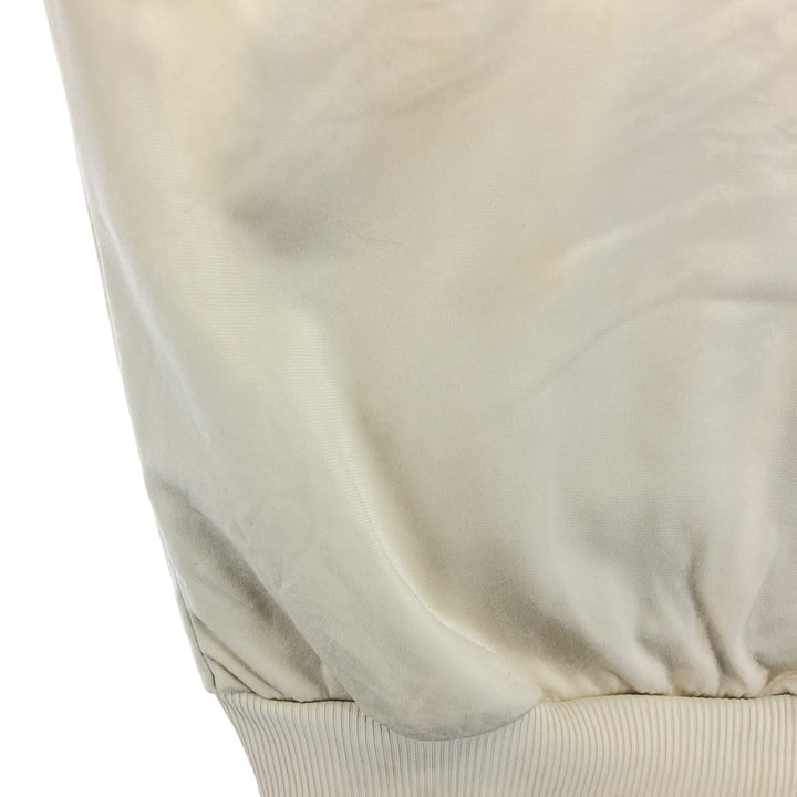 00'S adidas back logo jersey track jacket men's size M polyester ivory Vintage Second Hand