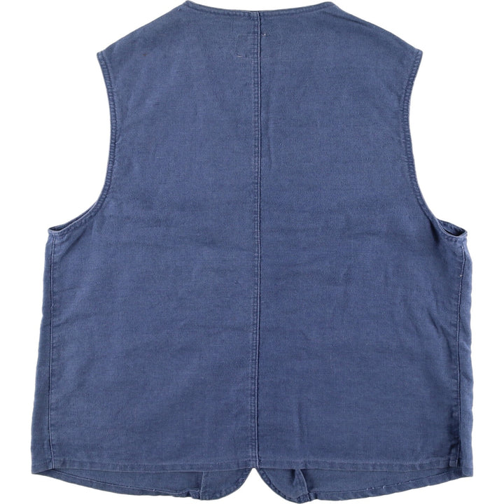 90'S UNIONBAY linen vest, men's size L, vintage / eaa481152