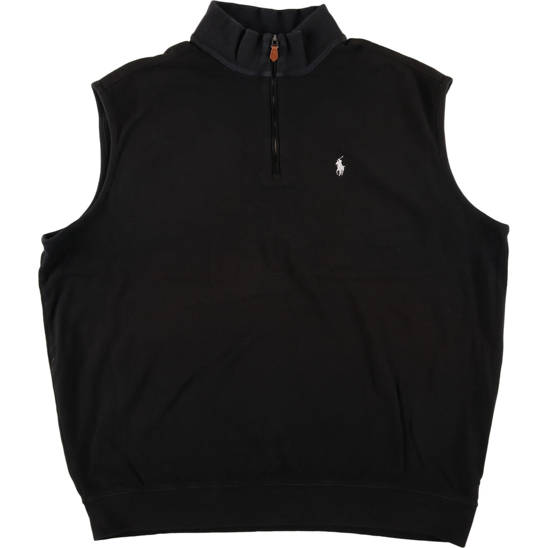 Ralph Lauren POLO GOLF Polo Golf Half Zip Cotton Vest Men's XXL / eaa481159