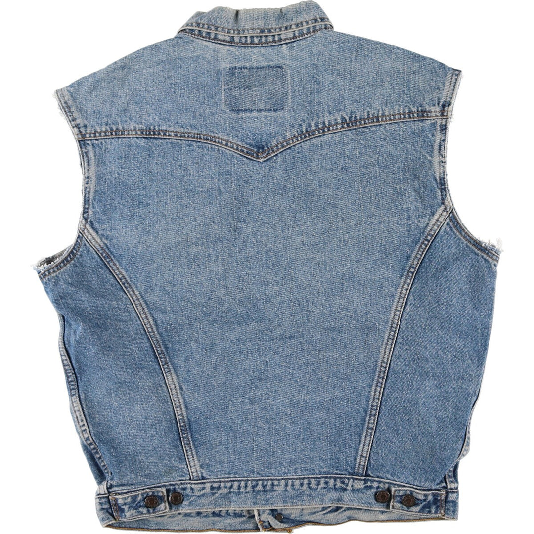 90'S Levi's 75525-4891 denim vest made in Canada, men's size S, vintage /eaa481169