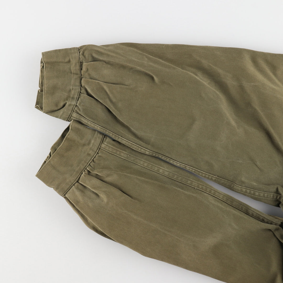 Genuine French military M-64 hooded military field jacket, men's size L / eaa481171