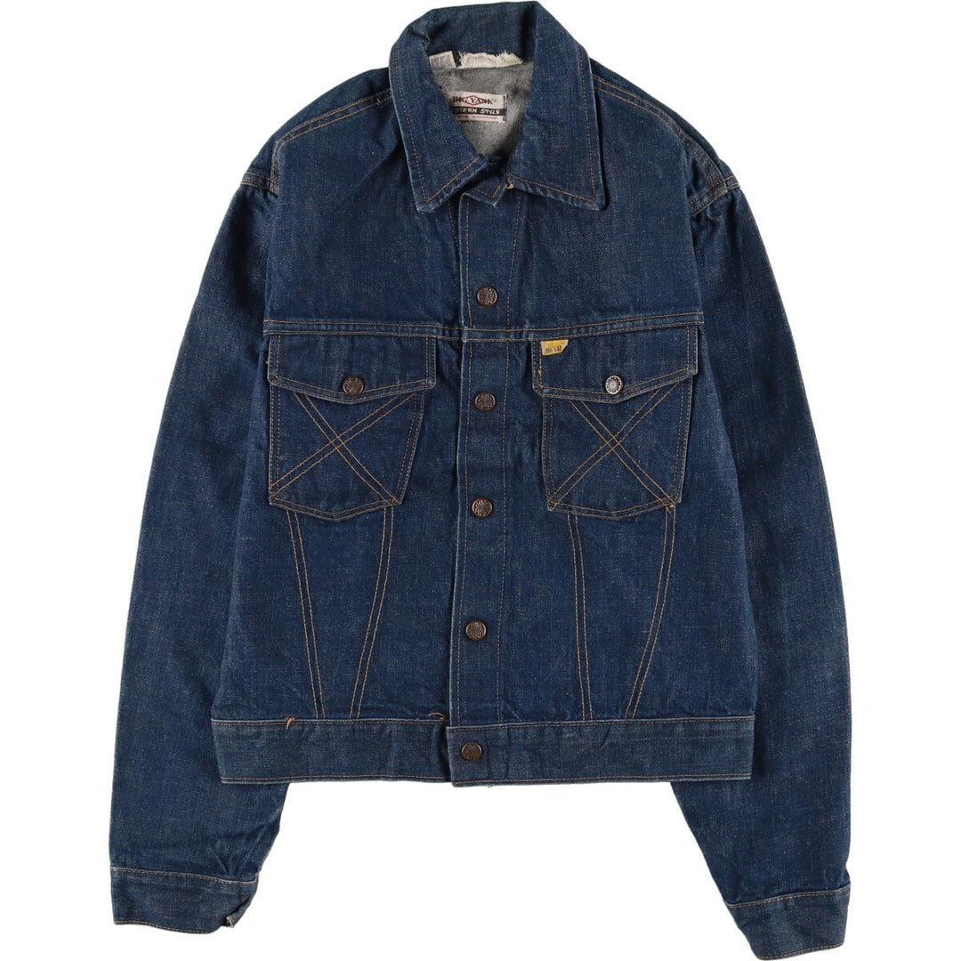 Vintage 1970'S Big Yank denim jacket, size S, men's cotton blue type Vintage Second Hand