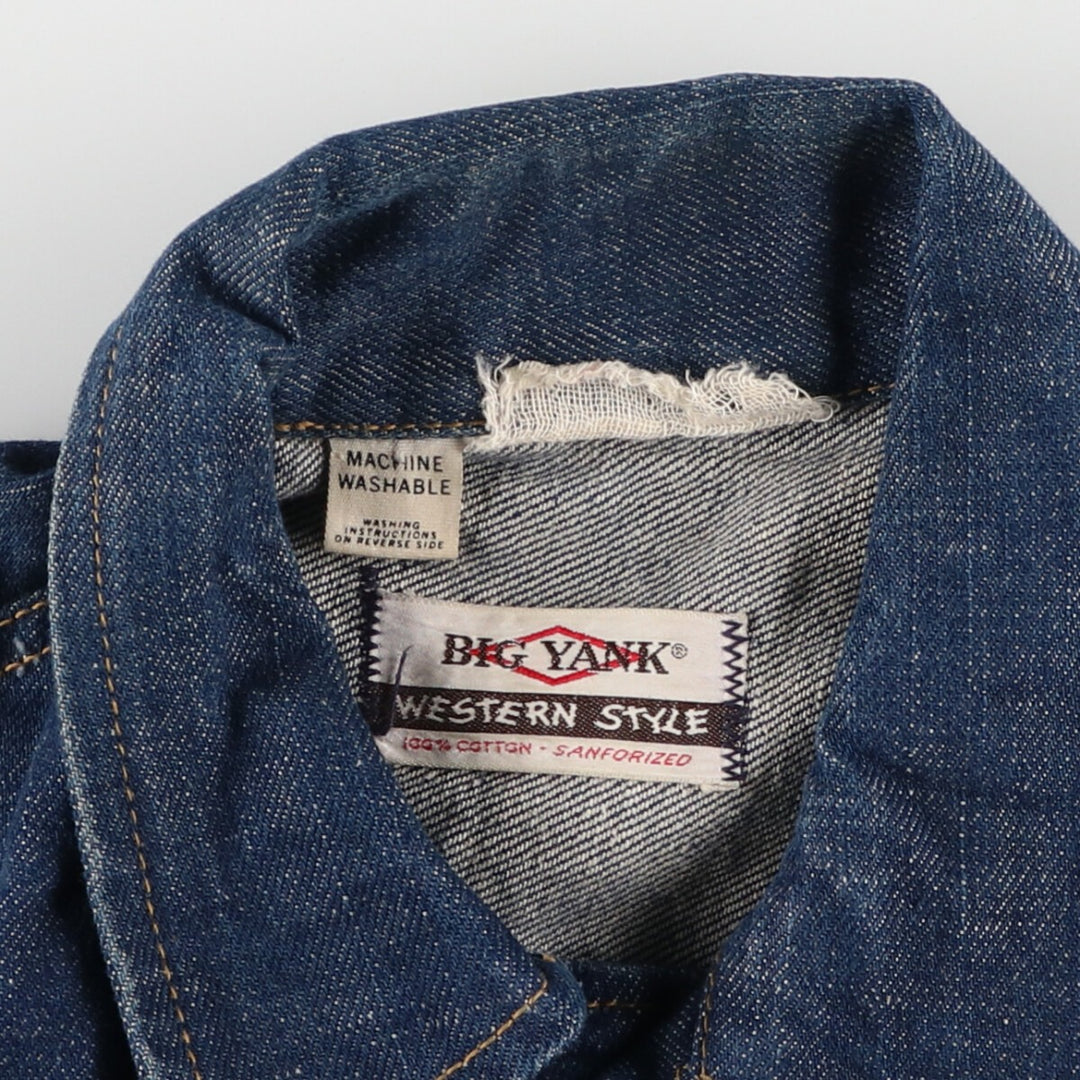 Vintage 1970'S Big Yank denim jacket, size S, men's cotton blue type Vintage Second Hand