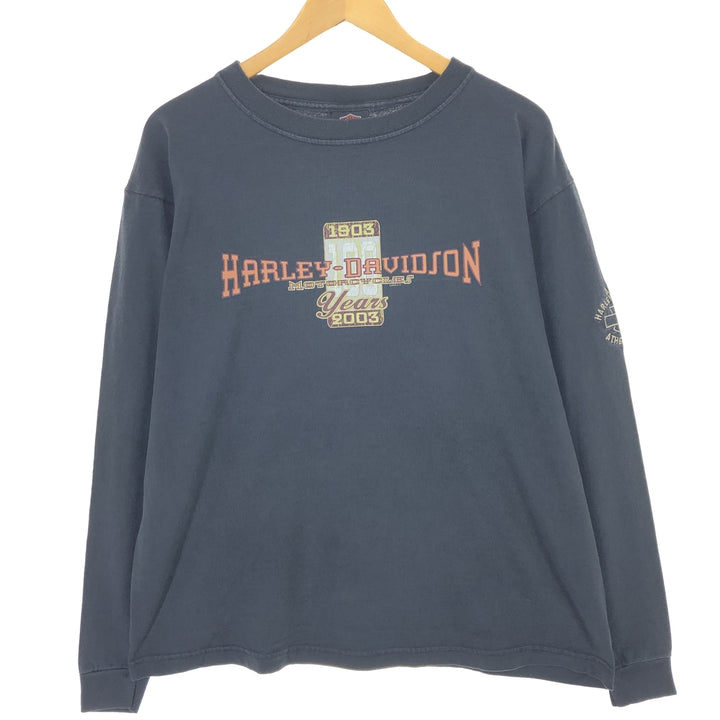 Harley-Davidson Long T-shirt, Men's L size / eaa481232