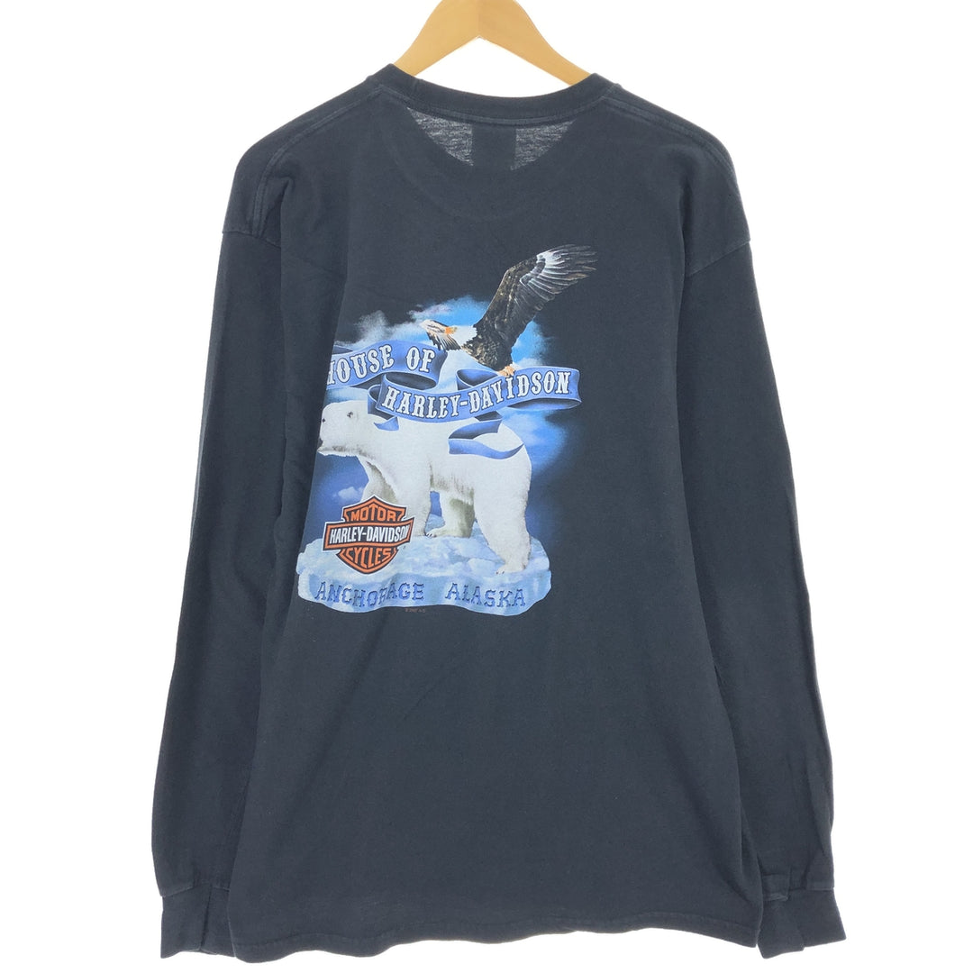 00'S Harley-Davidson Long Sleeve T-Shirt Men's XL /eaa481233