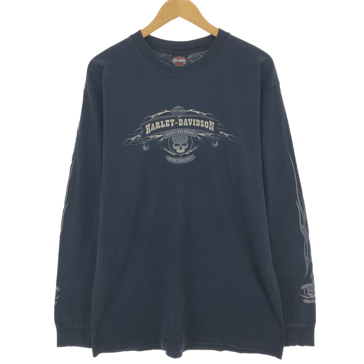 Harley-Davidson Long T-shirt, Men's L size / eaa481234
