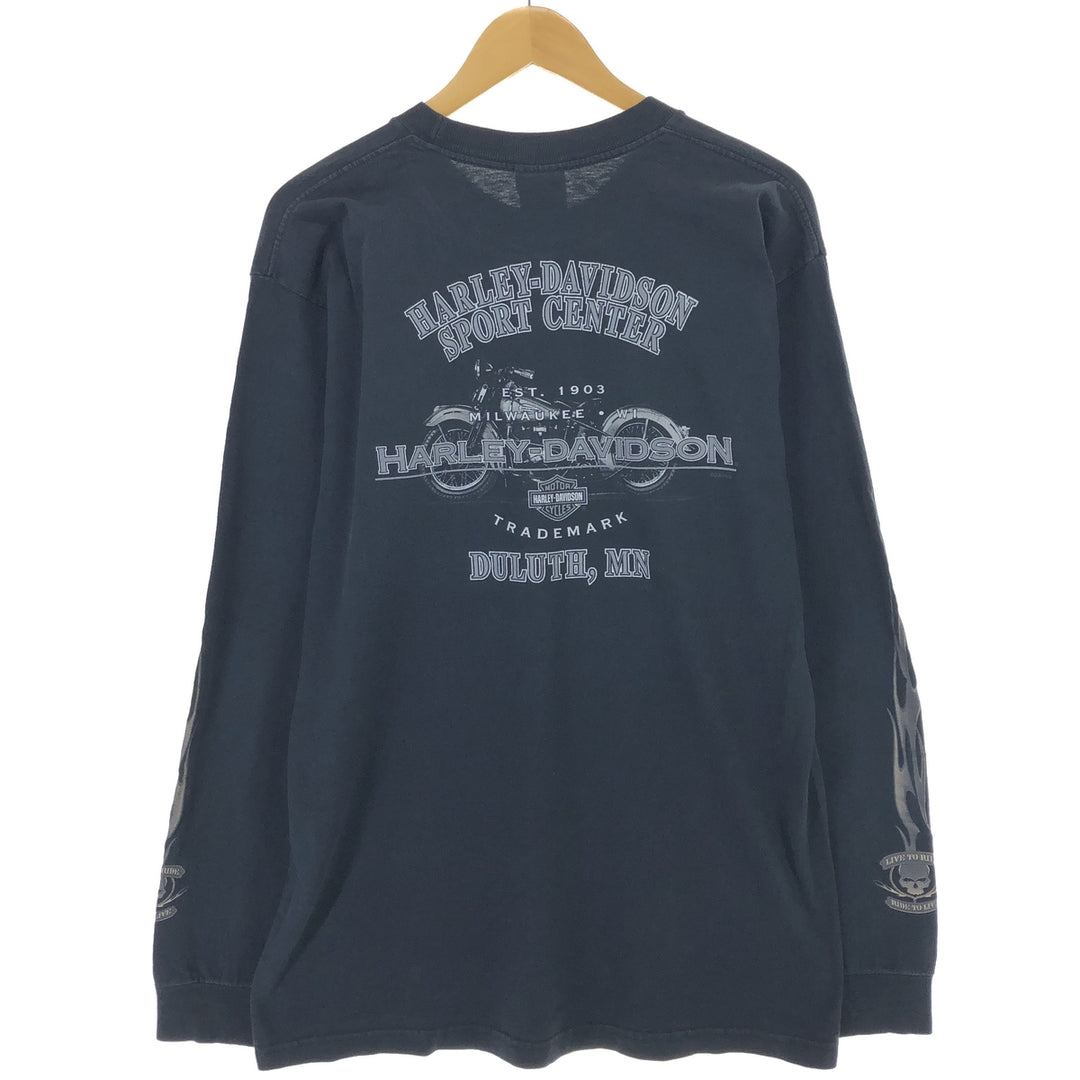 Harley-Davidson Long T-shirt, Men's L size / eaa481234