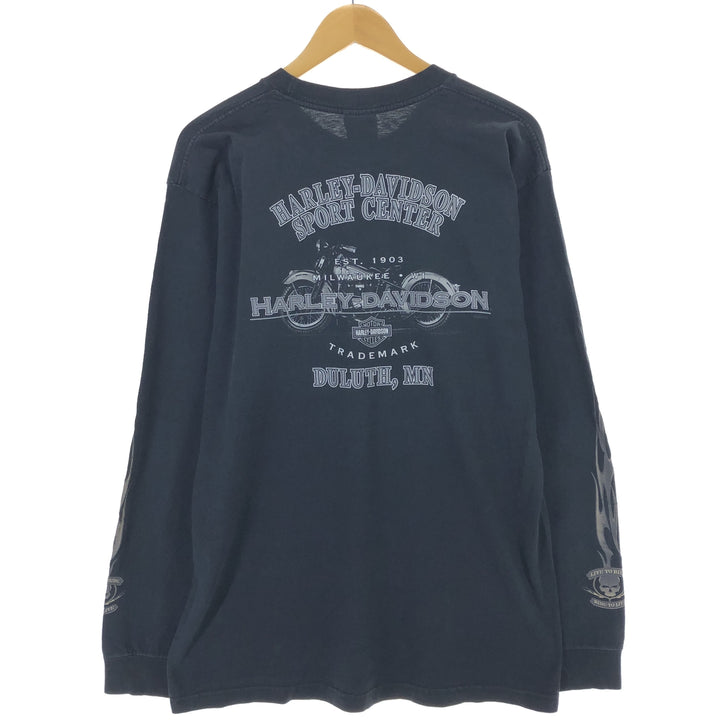 Harley-Davidson Long T-shirt, Men's L size / eaa481234