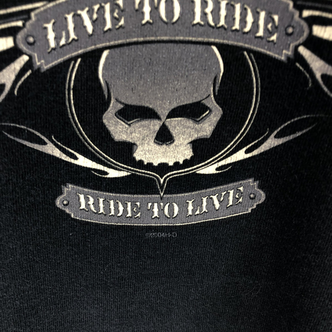 Harley-Davidson Long T-shirt, Men's L size / eaa481234