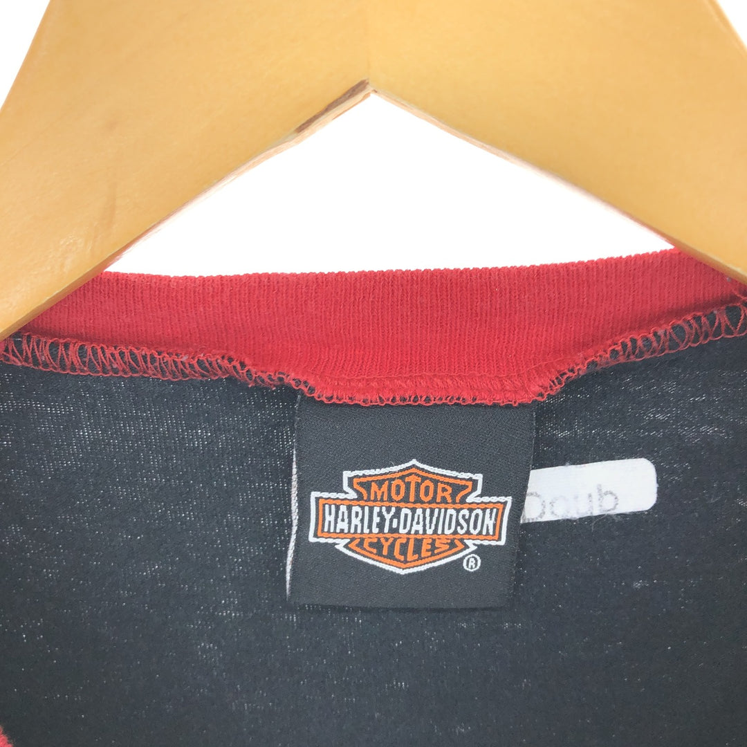 00'S Harley-Davidson Raglan Long T-Shirt, Men's M size /eaa481238