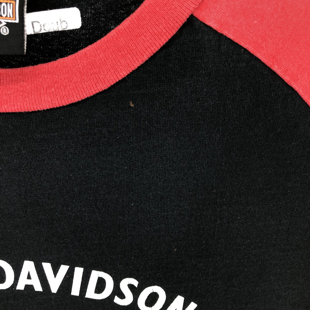 00'S Harley-Davidson Raglan Long T-Shirt, Men's M size /eaa481238