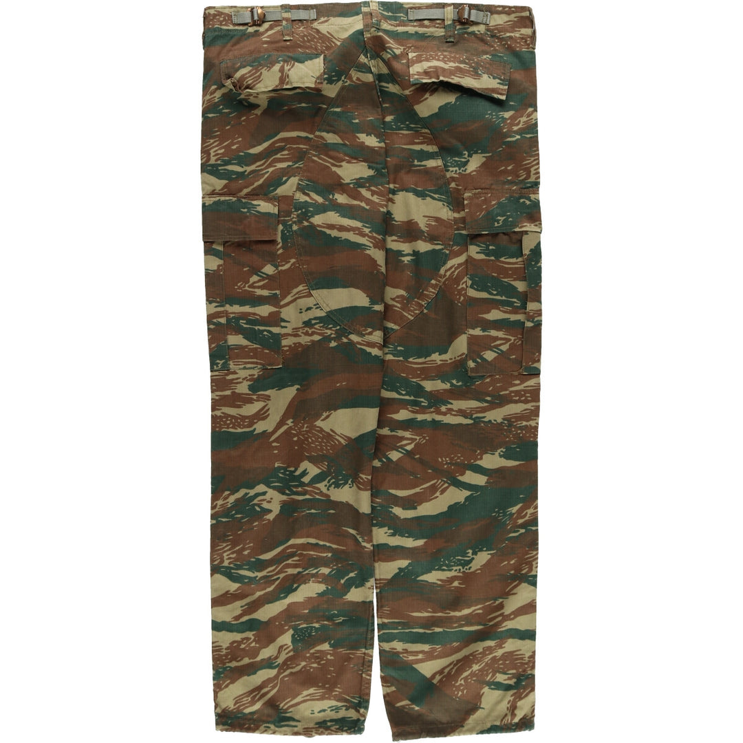 Greek Army Camouflage Pattern Lizard Camo Ripstop Military Cargo Pants Combat Pants L Men's W39 equivalent /eaa481330