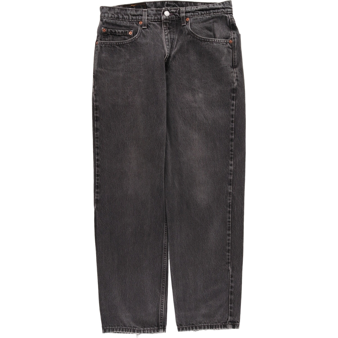 90'S Levi's 550 Relaxed Fit Black Denim Tapered Denim Pants Men's W34 Vintage / eaa481345