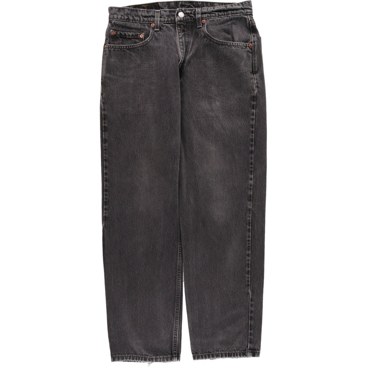 90'S Levi's 550 Relaxed Fit Black Denim Tapered Denim Pants Men's W34 Vintage / eaa481345