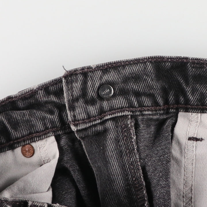 90'S Levi's 550 Relaxed Fit Black Denim Tapered Denim Pants Men's W34 Vintage / eaa481345