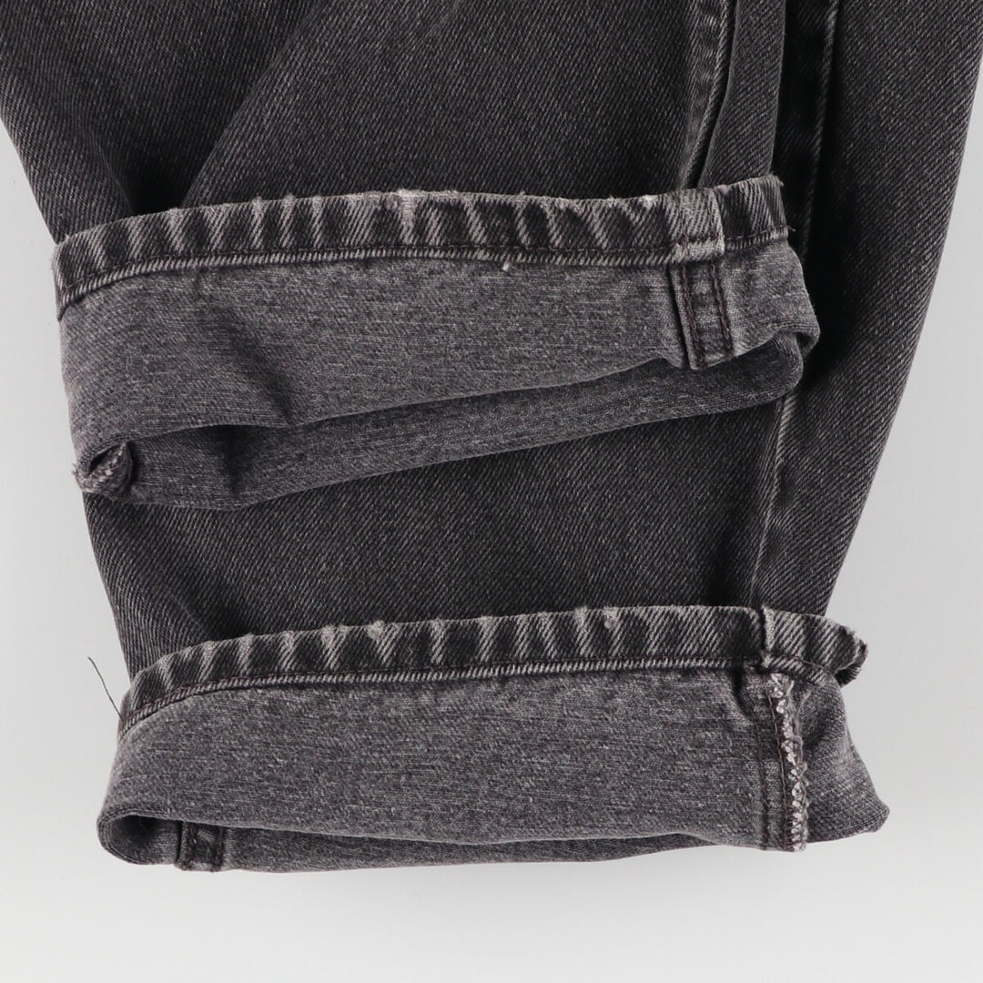 90'S Levi's 550 Relaxed Fit Black Denim Tapered Denim Pants Men's W34 Vintage / eaa481345