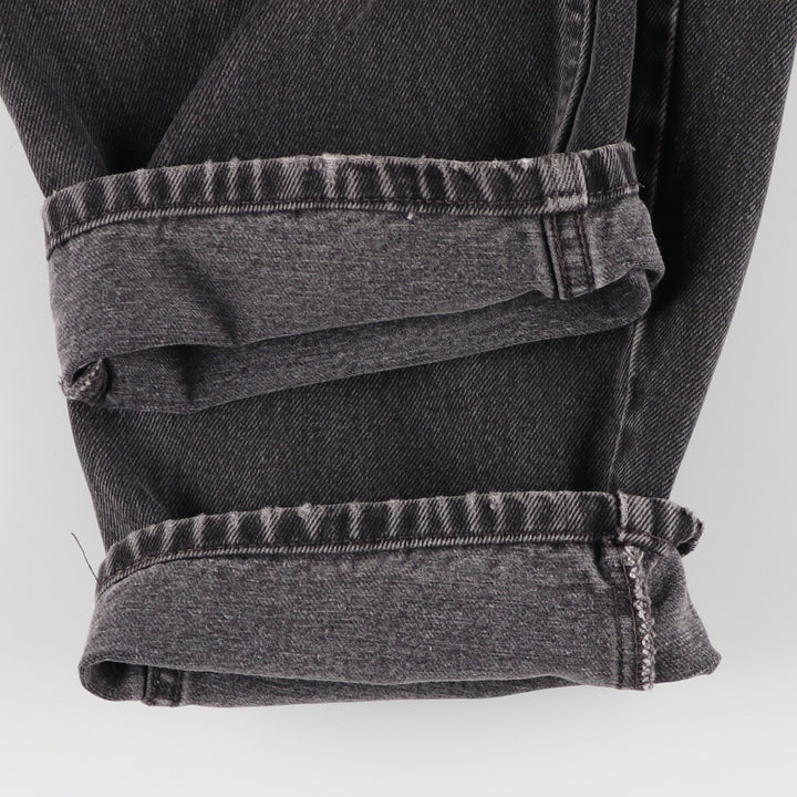 90'S Levi's 550 Relaxed Fit Black Denim Tapered Denim Pants Men's W34 Vintage / eaa481345