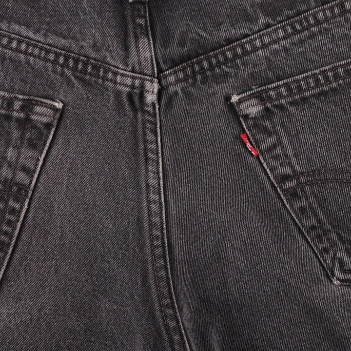 90'S Levi's 550 Relaxed Fit Black Denim Tapered Denim Pants Men's W34 Vintage / eaa481345
