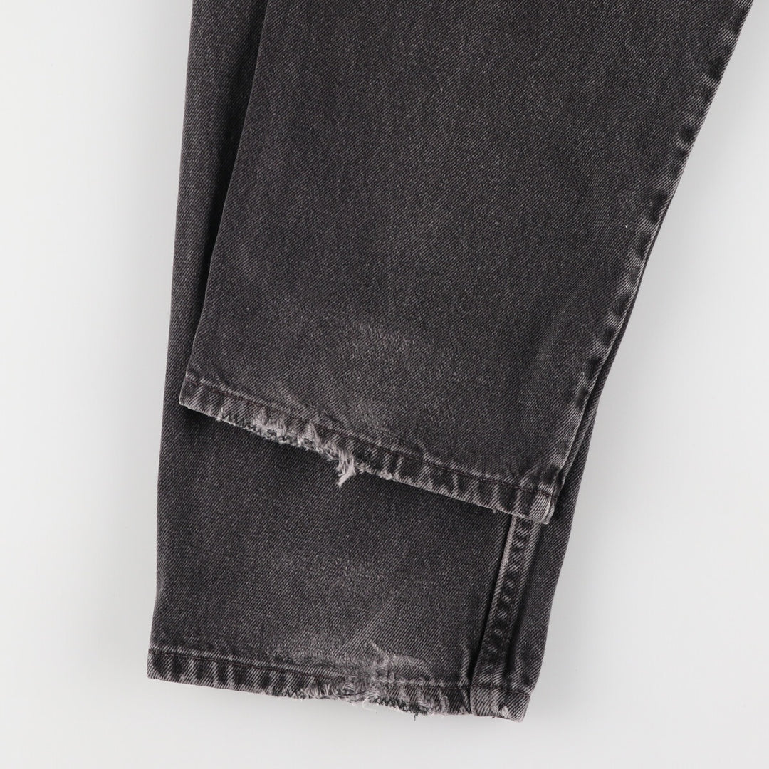 90'S Levi's 550 Relaxed Fit Black Denim Tapered Denim Pants Men's W34 Vintage / eaa481345