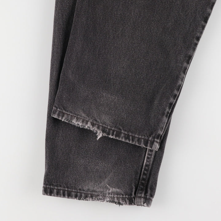 90'S Levi's 550 Relaxed Fit Black Denim Tapered Denim Pants Men's W34 Vintage / eaa481345