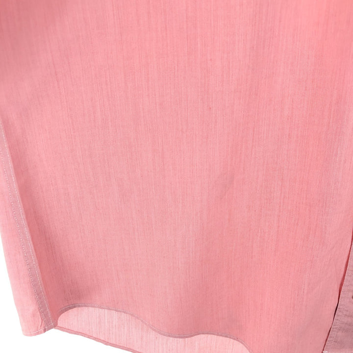 Burberry's short-sleeved button-down shirt, men's size XL unclear pink type Vintage Second Hand