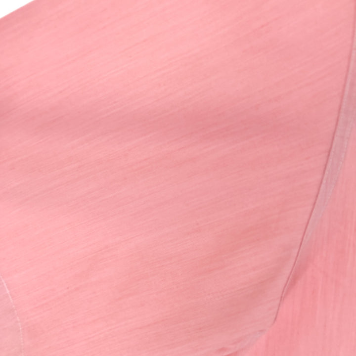 Burberry's short-sleeved button-down shirt, men's size XL unclear pink type Vintage Second Hand