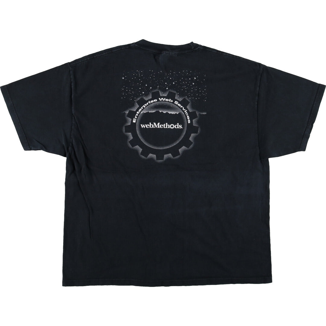 00'S Hanes webMethods Back Print Advertising T-Shirt Men's XL / eaa481529