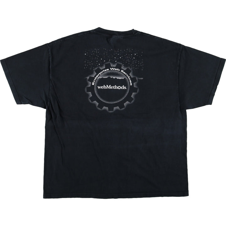 00'S Hanes webMethods Back Print Advertising T-Shirt Men's XL / eaa481529