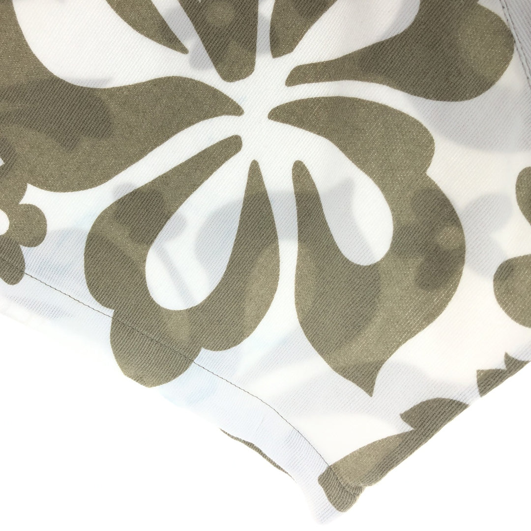 RIP CURL All-Over Print Hawaiian Aloha Shirt, Men's Size XL cotton Khaki type Vintage Second Hand