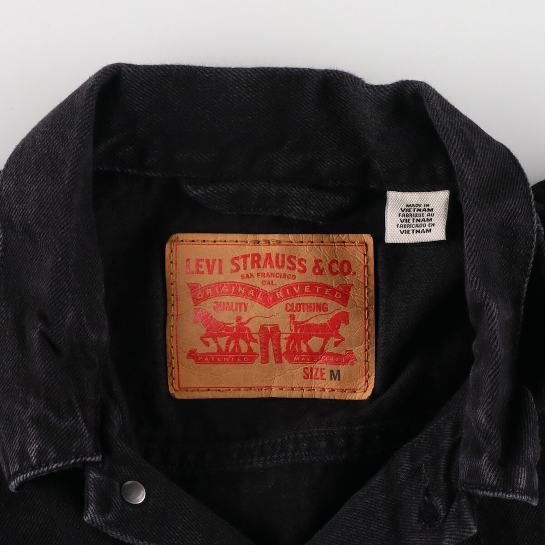 Levi's 72334 Black Denim Jacket, Jean Jacket, Men's M size / eaa481754