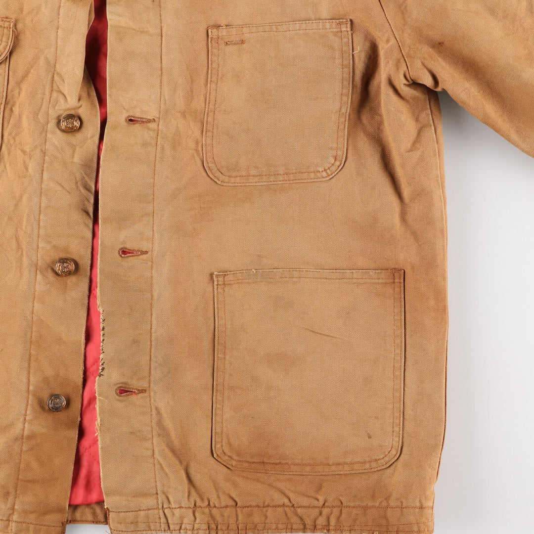 ~70'S Corduroy Collar Duck Coverall Men's XL Size Vintage /eaa481773