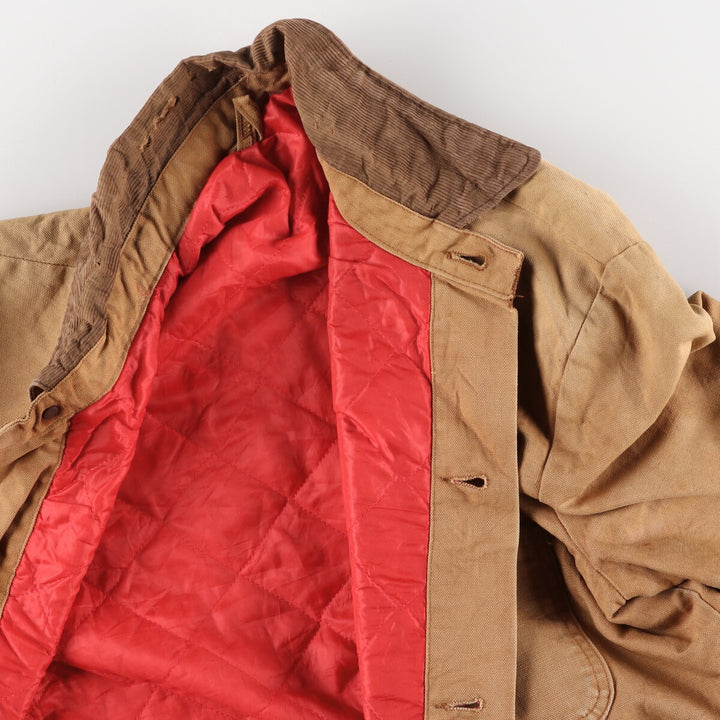 ~70'S Corduroy Collar Duck Coverall Men's XL Size Vintage /eaa481773